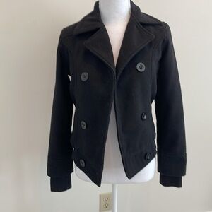 Charlotte Russe Double Breasted Wool Coat.  XS
